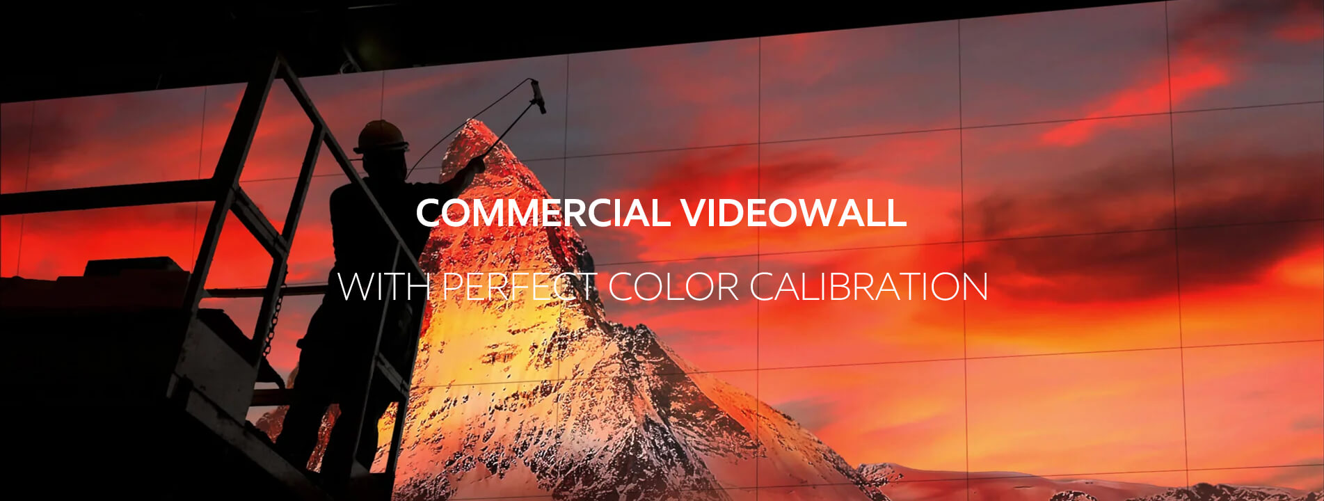 COMMERCIAL VIDEO WALL